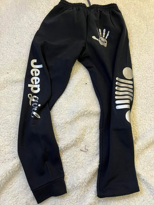 New unisex jerzees bottoms black