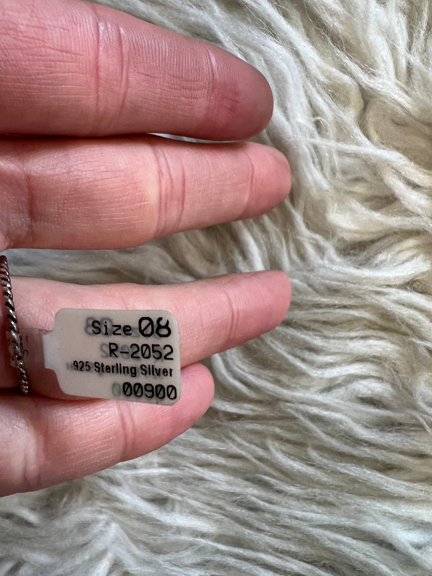 Brand new sterling silver ring size 8