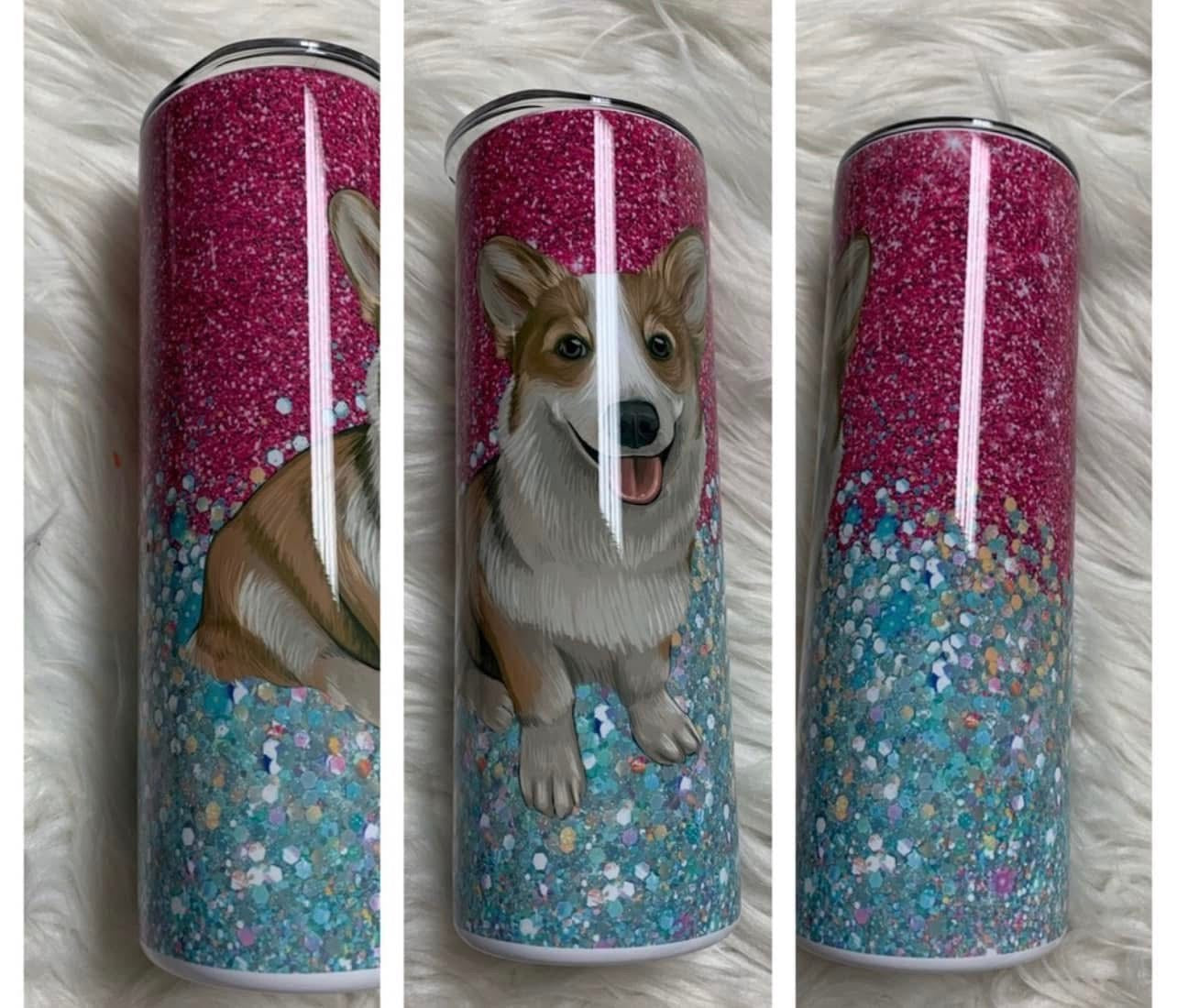 20 ounce Tumblr corgi