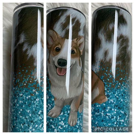20 ounce Tumblr corgi