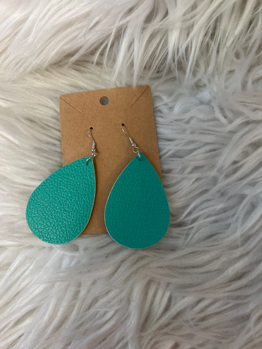 New faux leather  earring