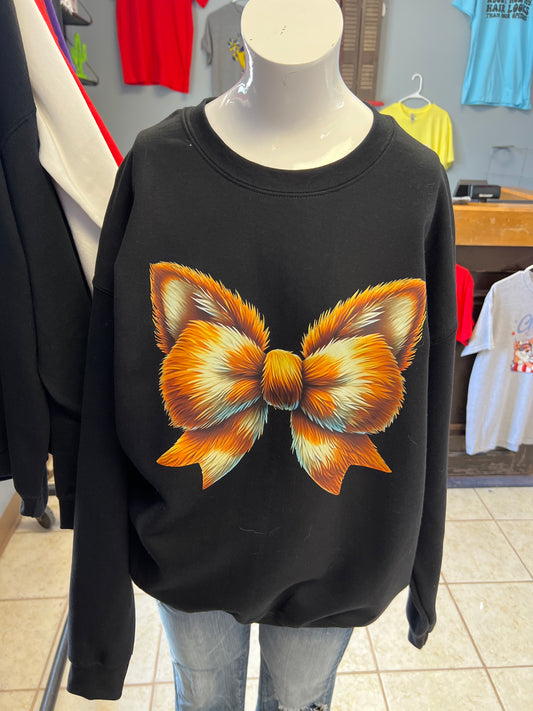 New crewneck sweatshirt corgi fur bow