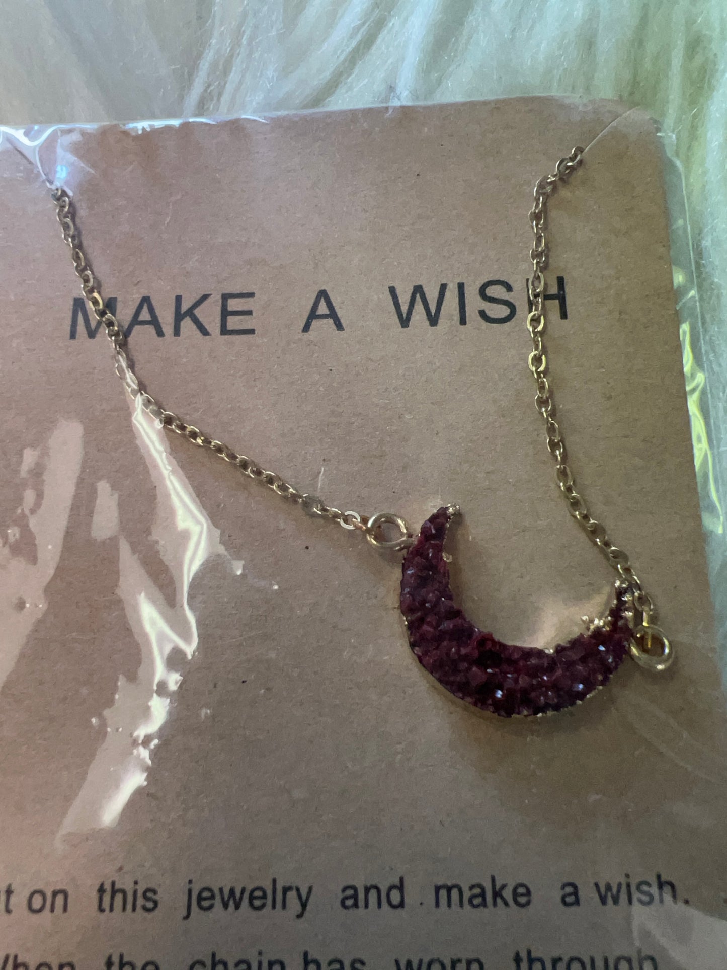 New  necklace  make a wish