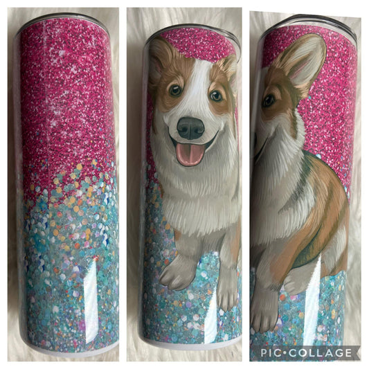 20 ounce Tumblr corgi