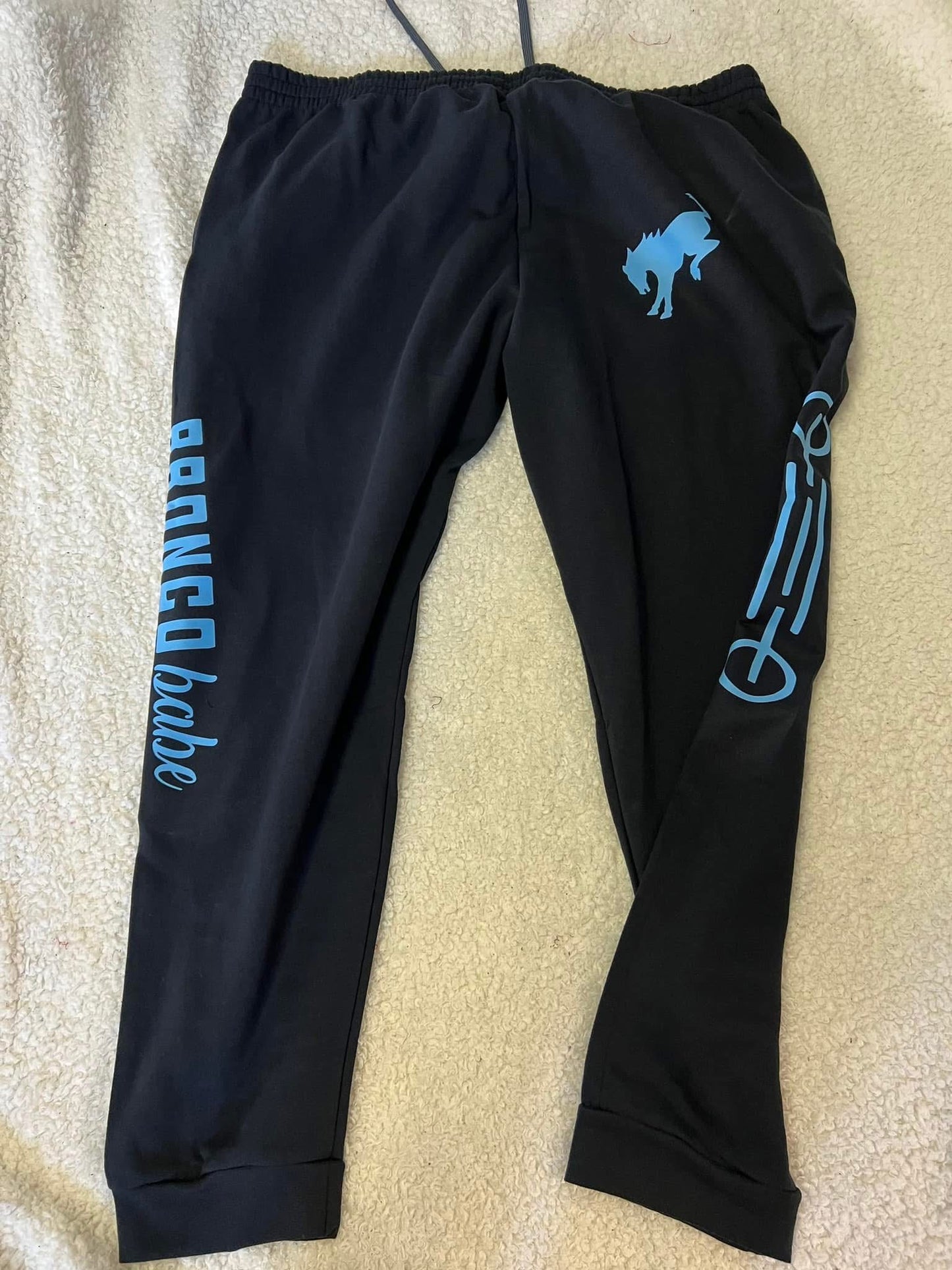 New unisex jerzees bottoms black