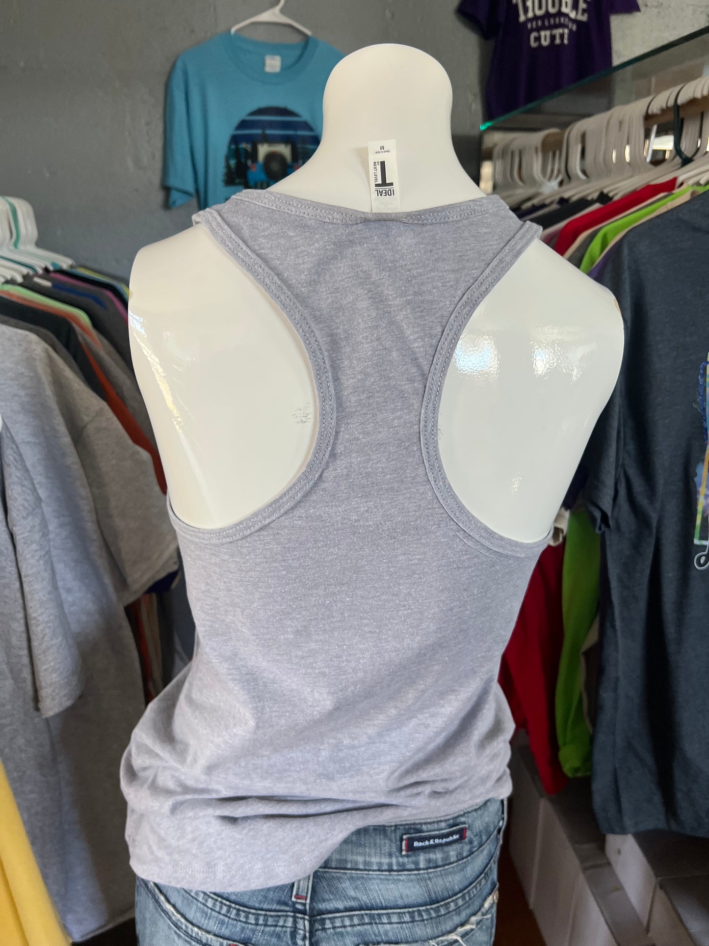 Corgi next level ladies tank top