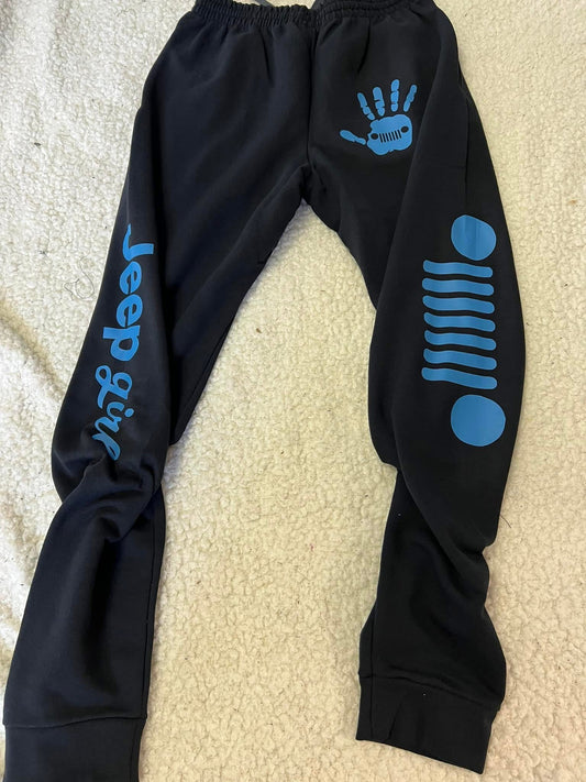 New unisex jerzees bottoms black