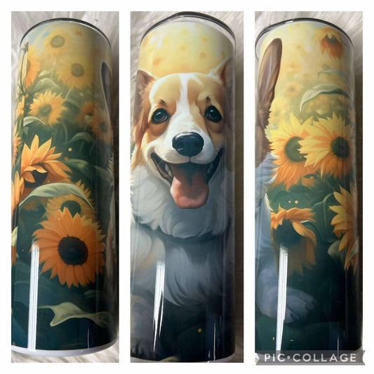 20 ounce Tumblr corgi