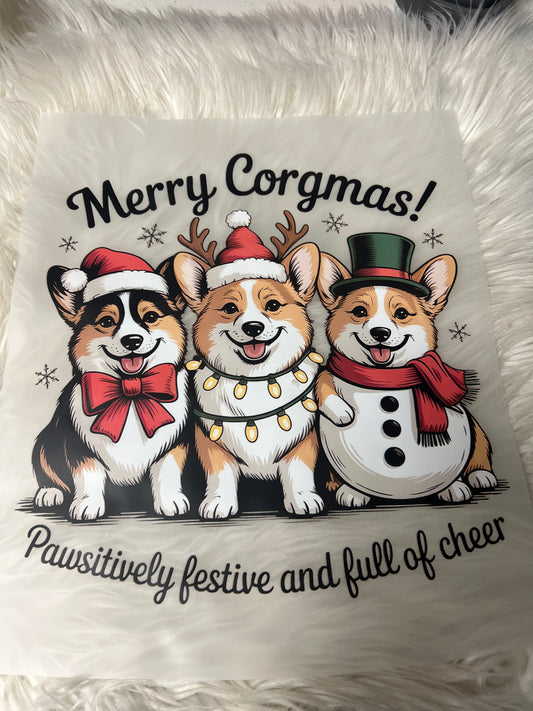 New DTF corgi
