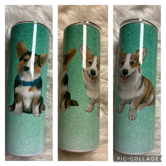 20 ounce Tumblr corgi