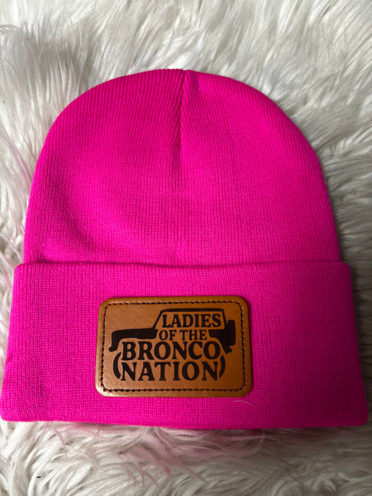 Ladies of the B nation beanie pink