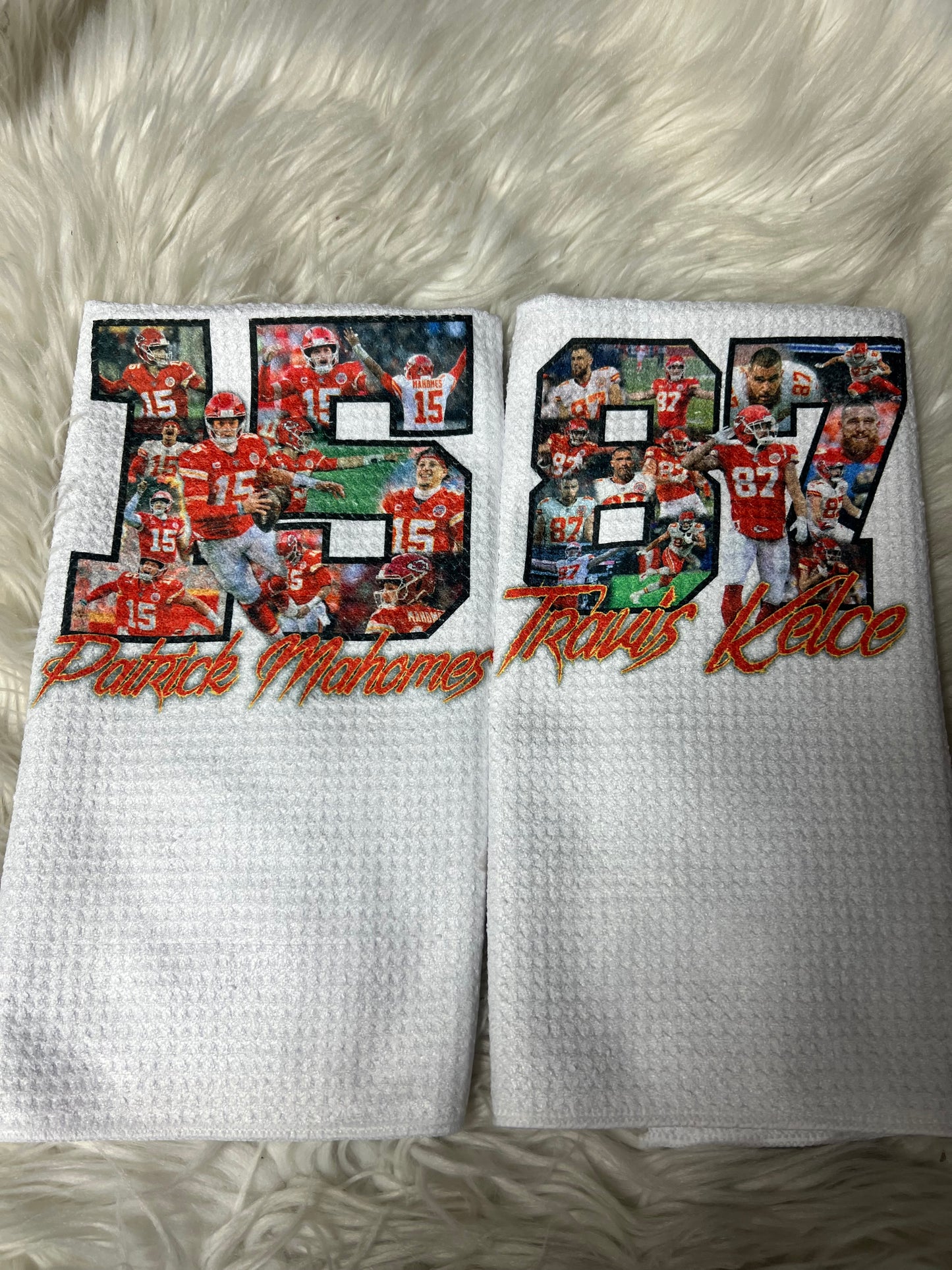 Decorative hand towel football