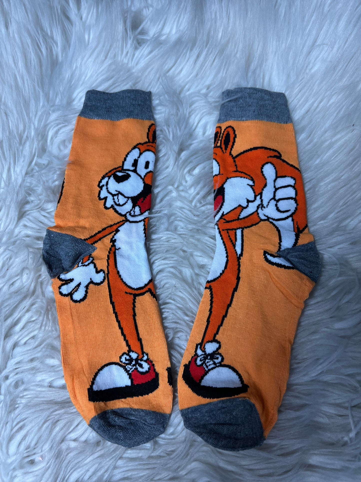 New adult one size graphic socks