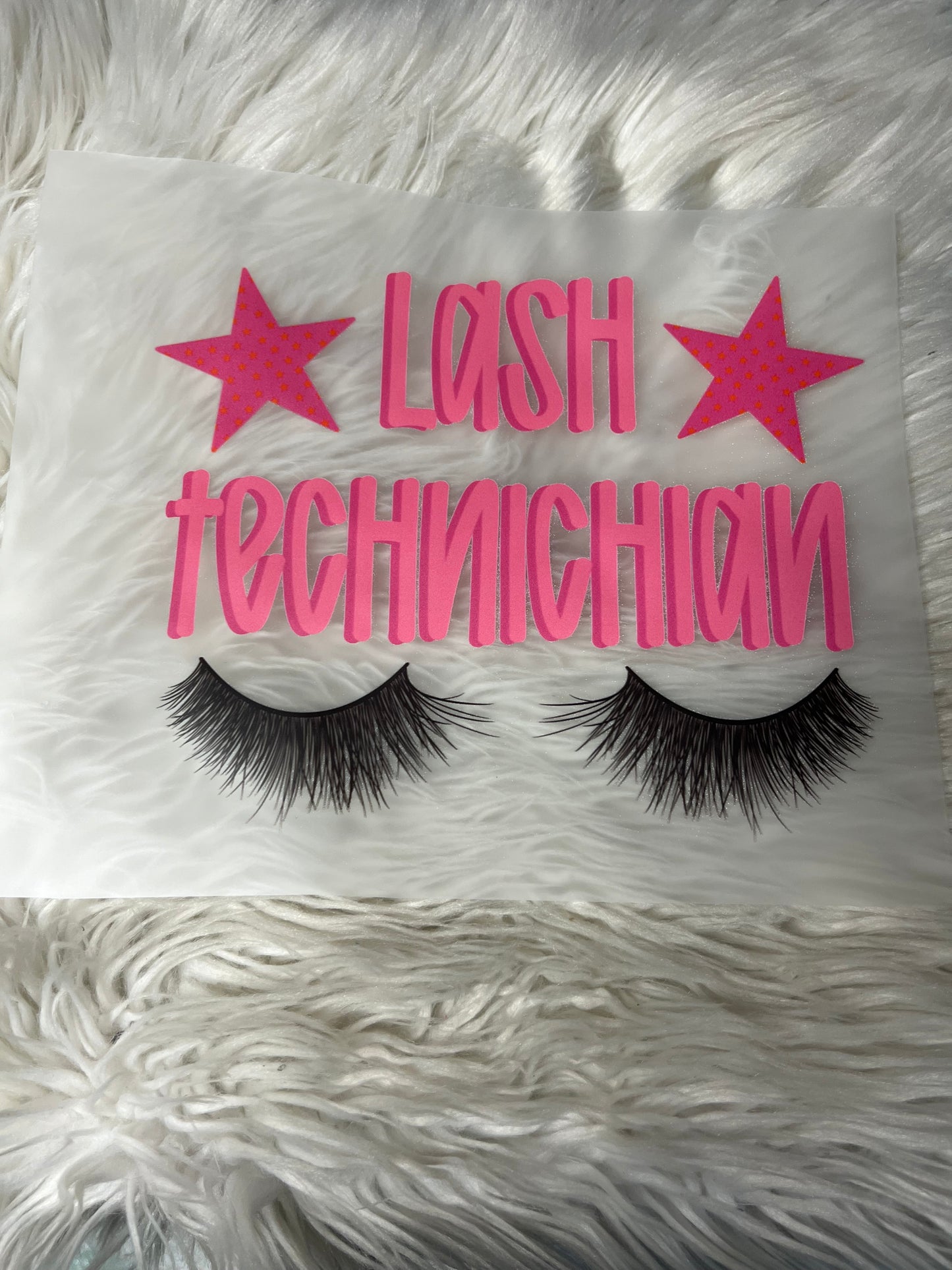 New DTF lash technician