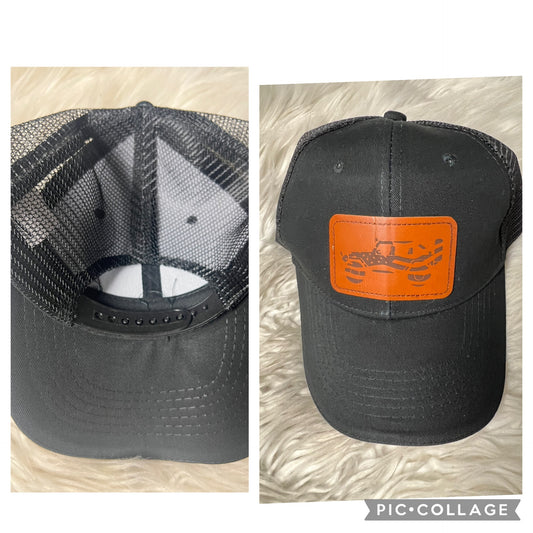 Brand new lasered engraved hat flag