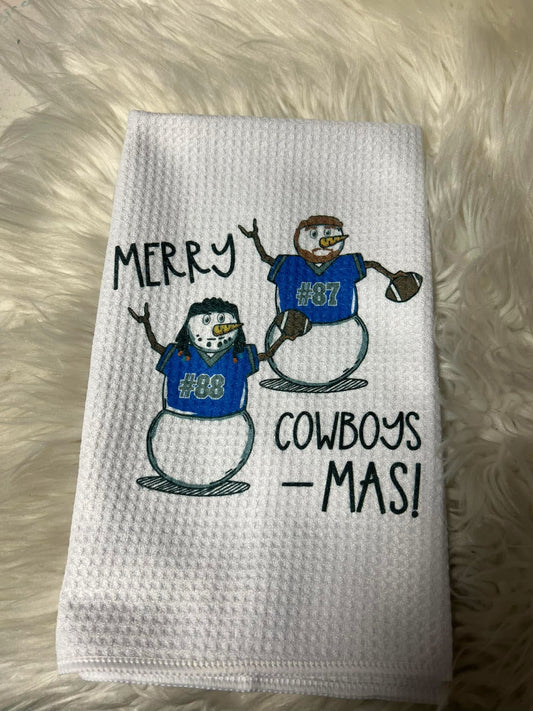 Decorative hand towel football