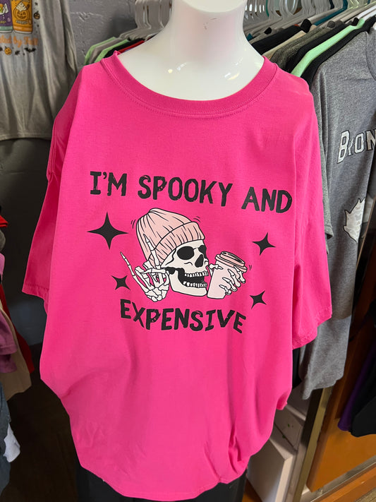 New unisex pink i’m spooky and expensive