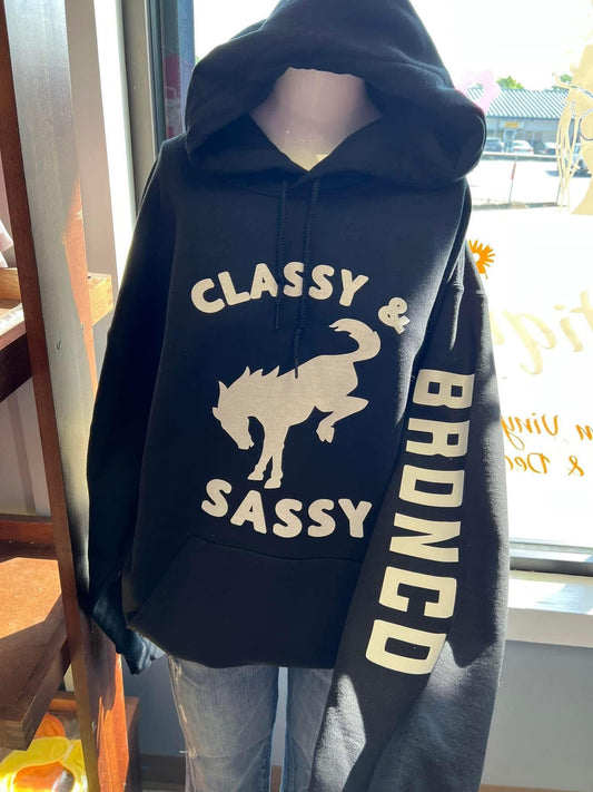 unisex  4 x 4 black hoodie