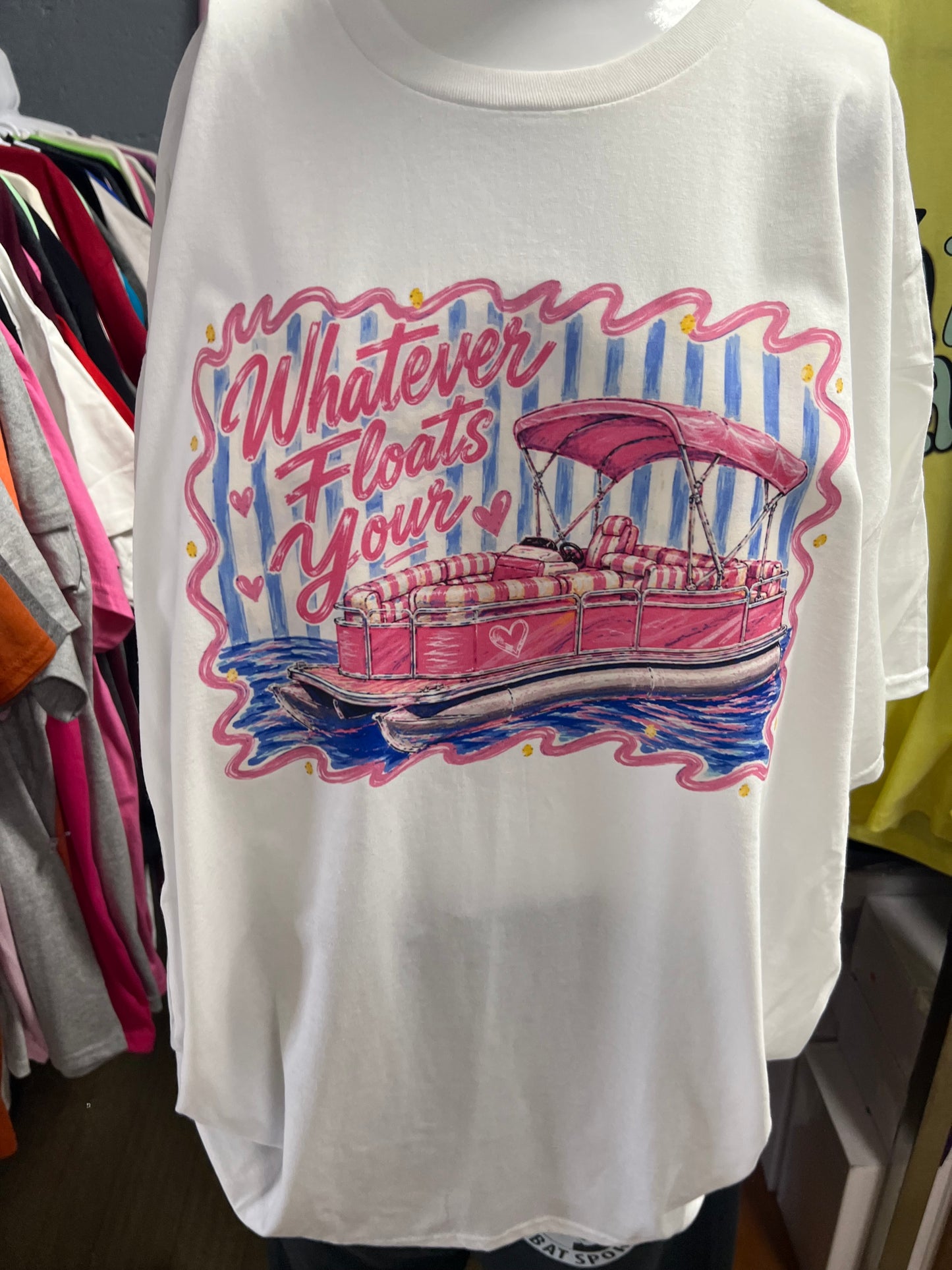 New unisex top whatever floats your boat 
