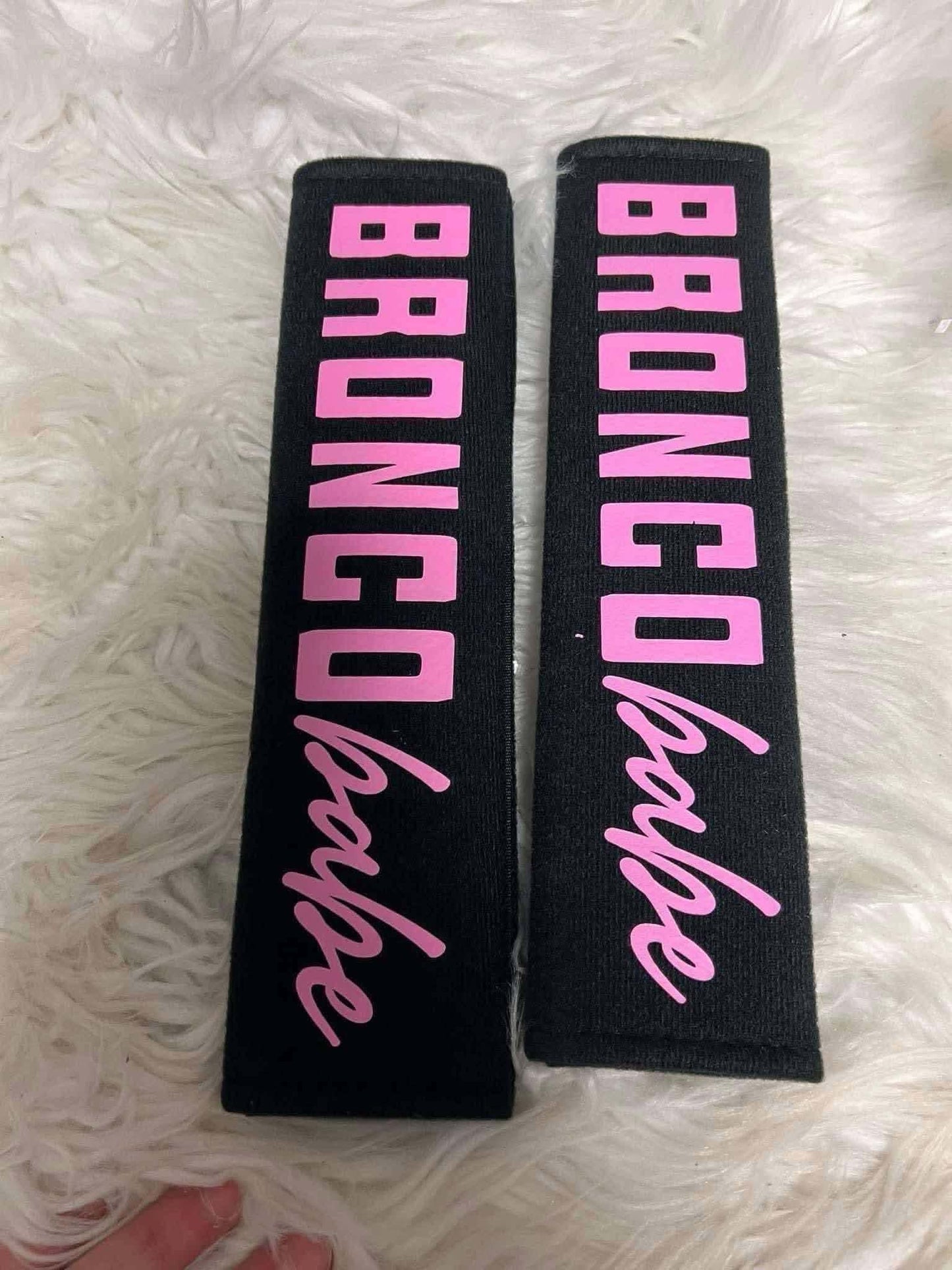 New seatbelt covers