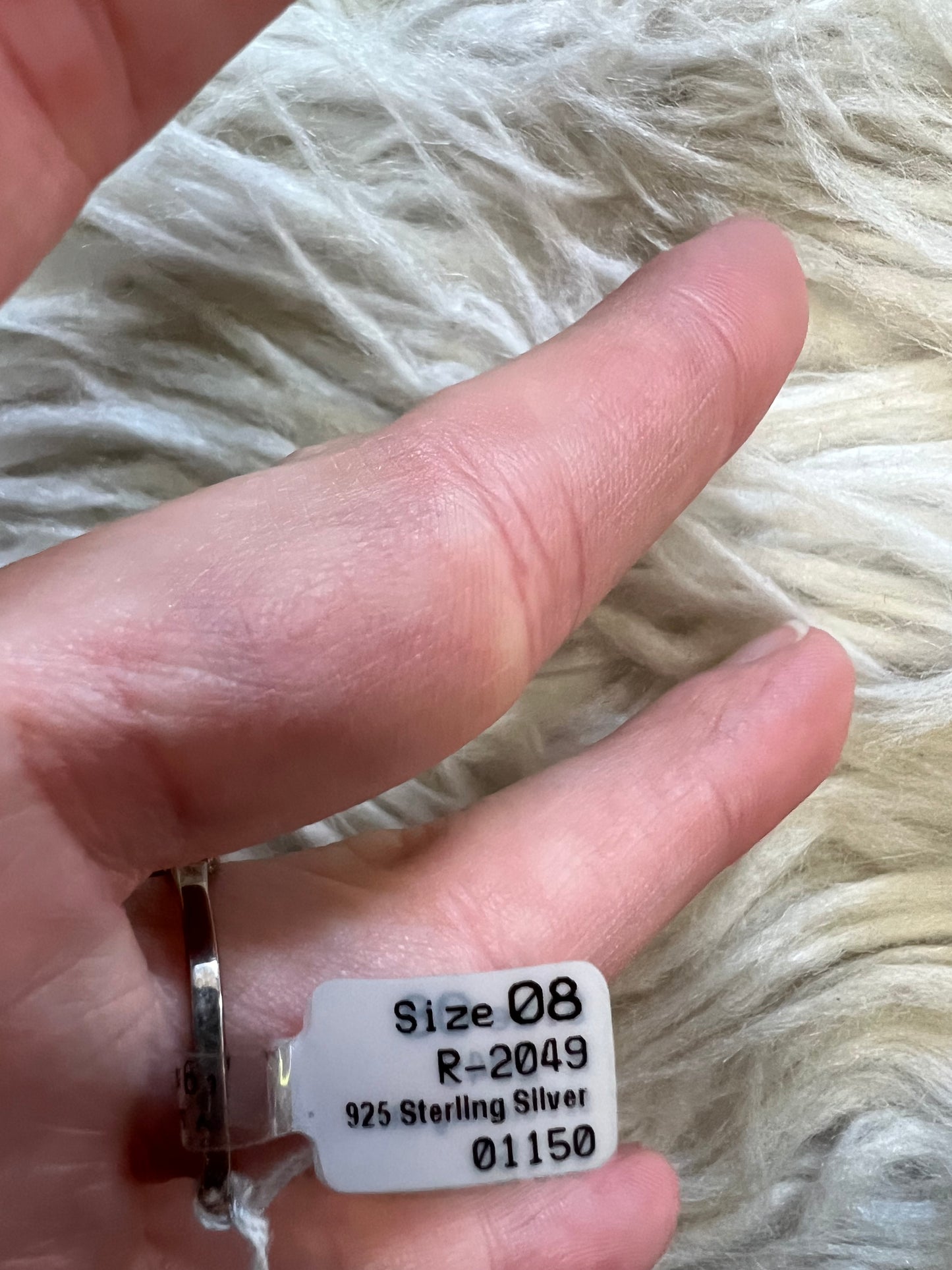 Brand  new sterling silver ring size 8