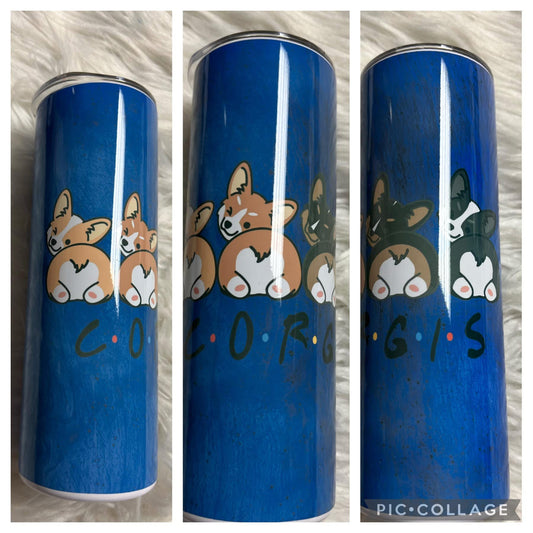 20 ounce Tumblr corgi