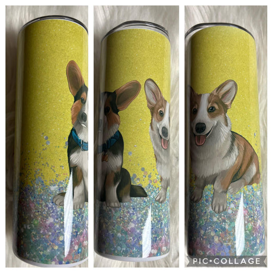 20 ounce Tumblr corgi