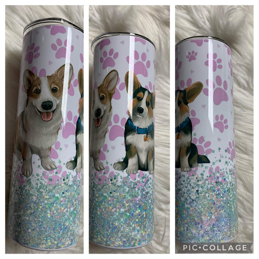 20 ounce Tumblr corgi