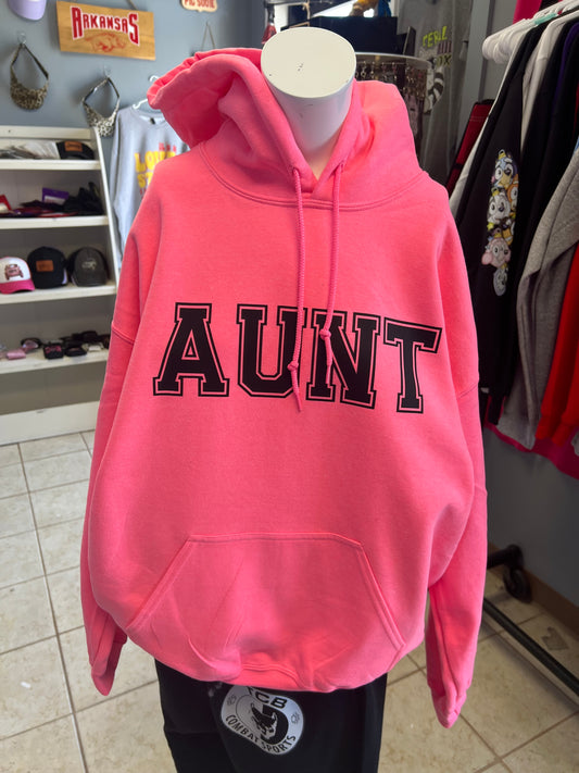 New unisex Aunt pink