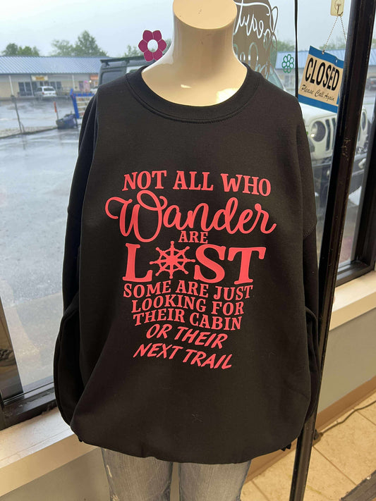 crewneck sweatshirt  pink