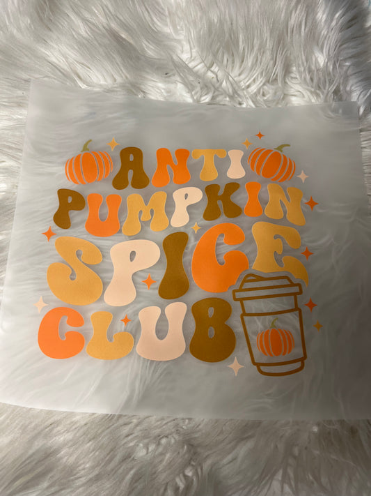 New DTF anti-pumpkin spice