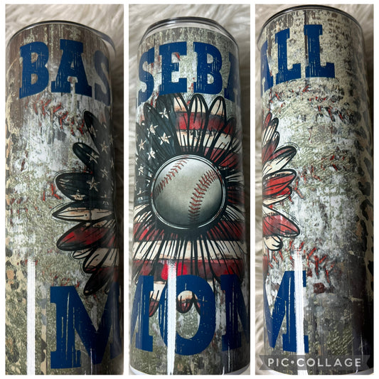 20 ounce Tumblr baseball mom