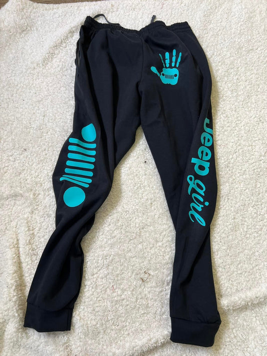 New unisex jerzees bottoms black