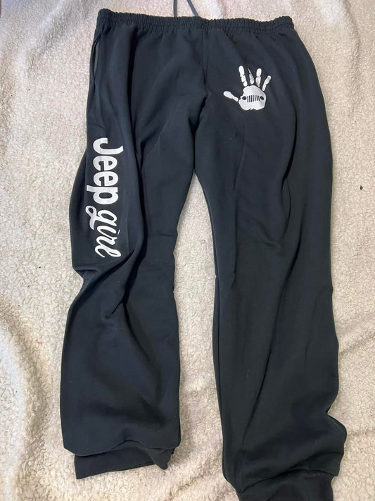 New unisex jerzees bottoms black