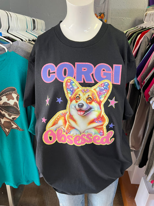 New  unisex T-shirt corgi
