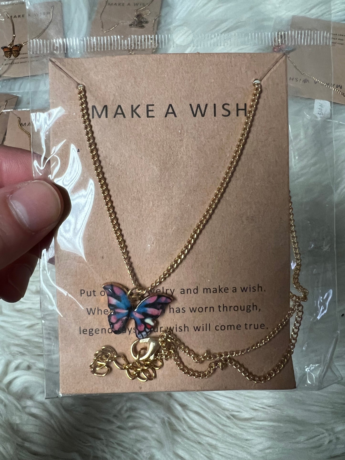 Brand new necklace butterfly