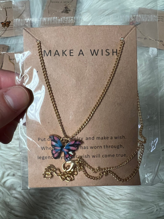 Brand new necklace butterfly