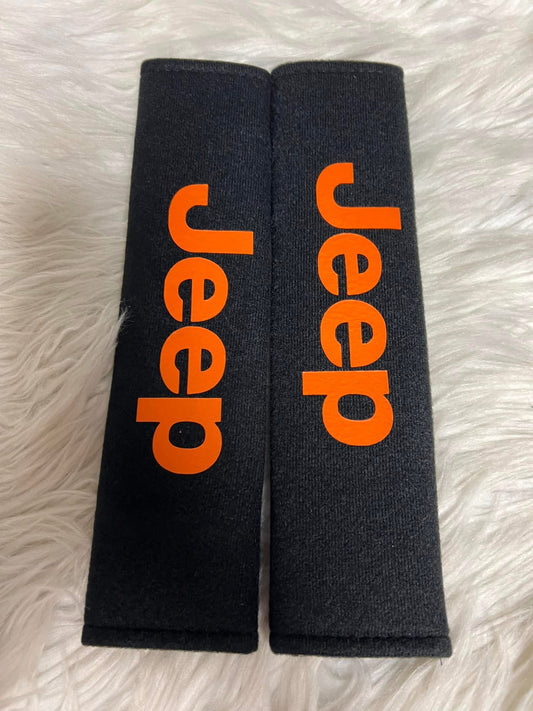 New seatbelt covers orange