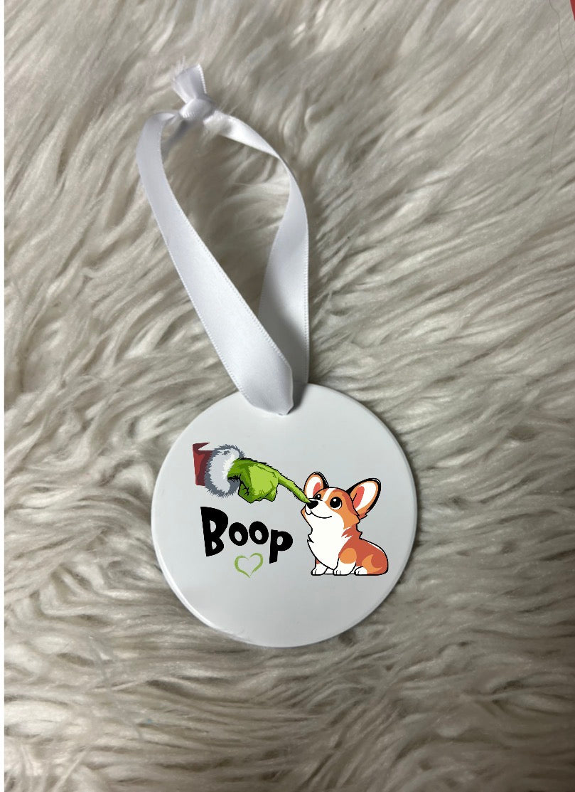 New Christmas ceramic ornament corgi