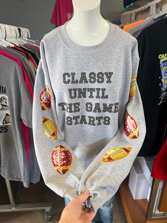 new unisex crewneck sweatshirt kc football