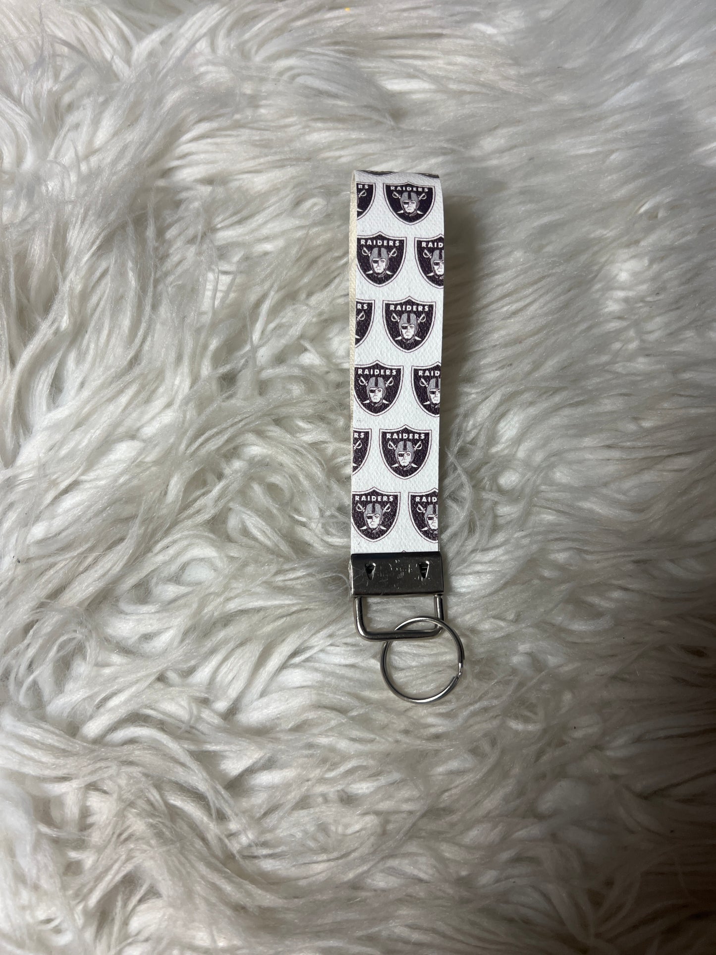 New keychain wristlet football