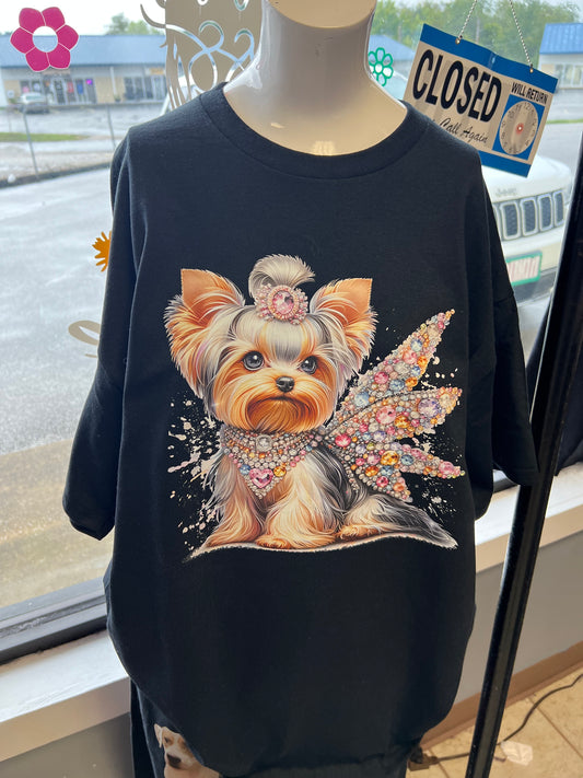 New unisex glitter Yorkie