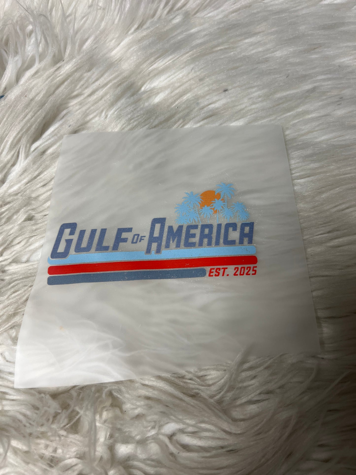 DTF print gulf of America 2025