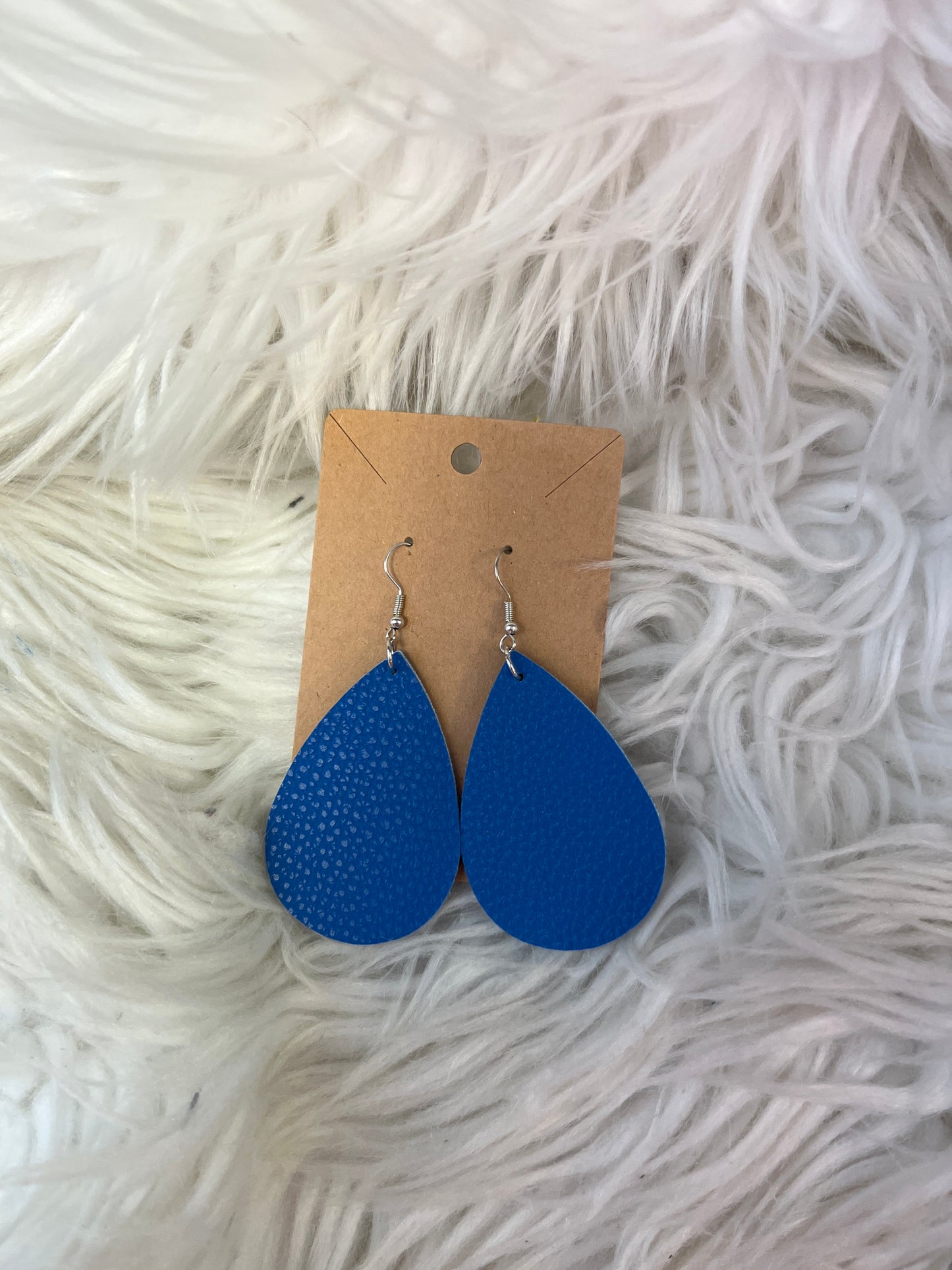 New faux leather  earring