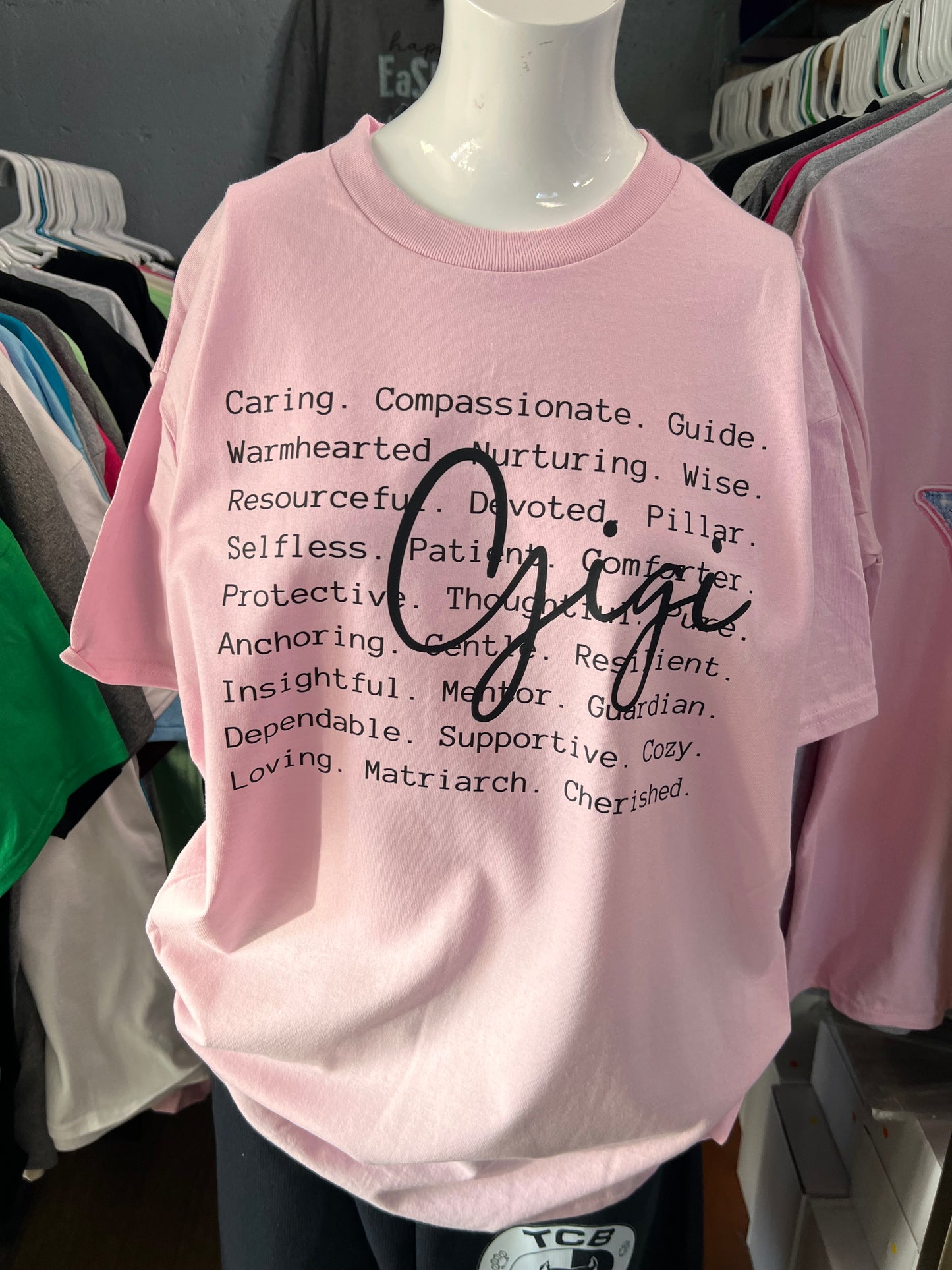 New unisex light pink Gigi