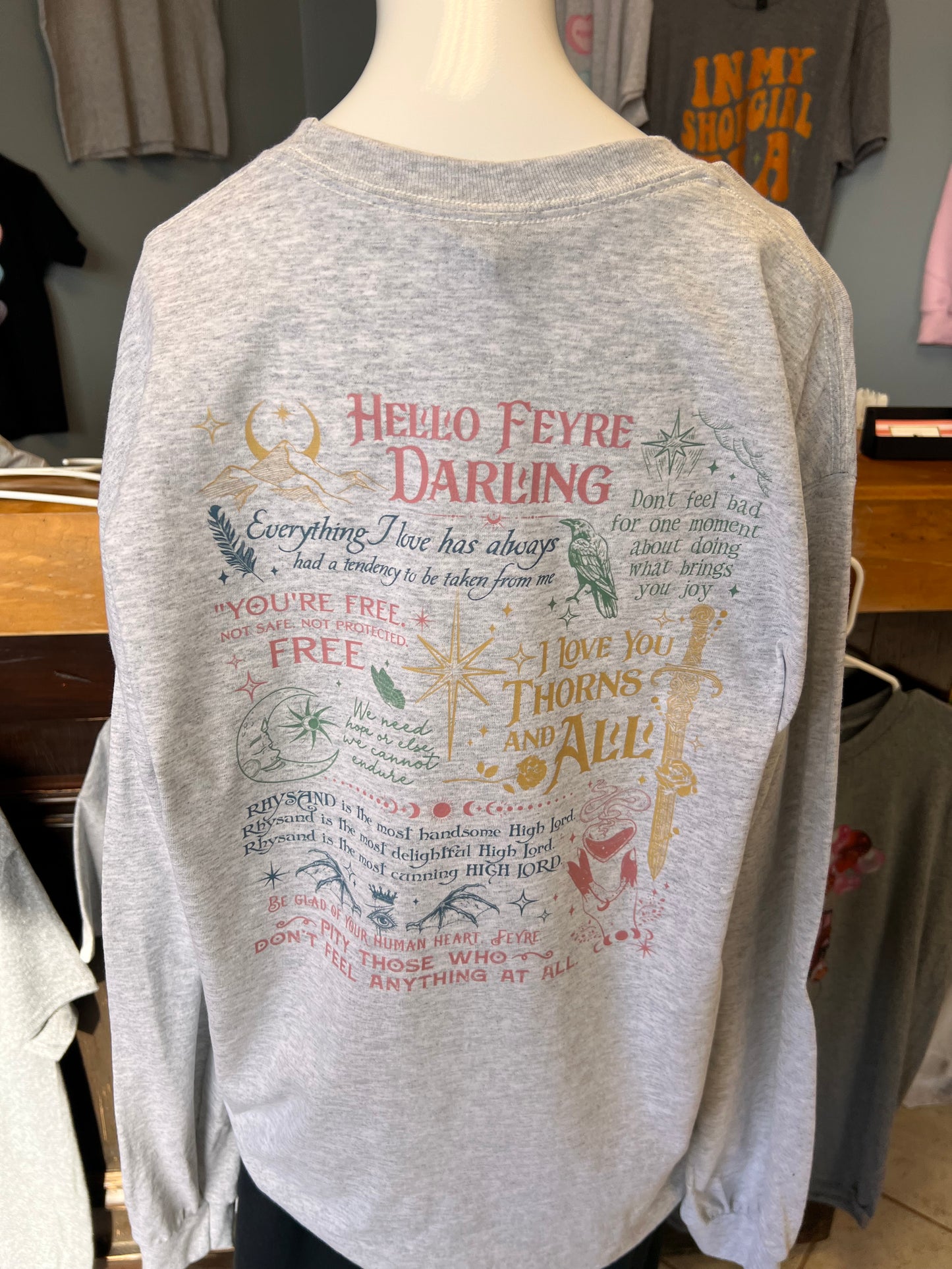 New unisex books front and back