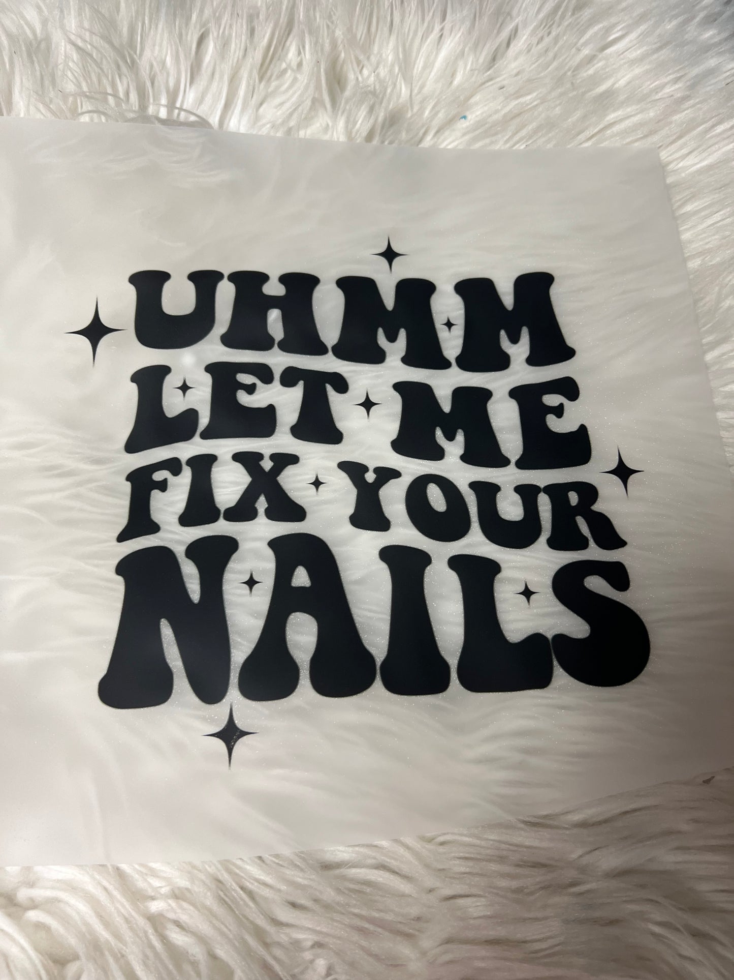 DTF  print nail
