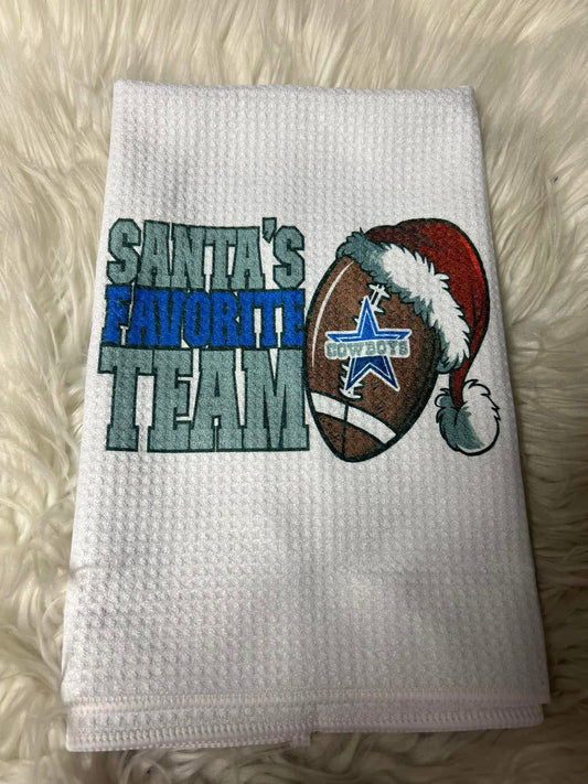 Decorative hand towel football
