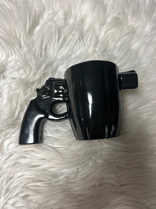 New in box ceramic gun mug