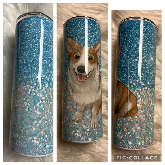 20 ounce Tumblr corgi